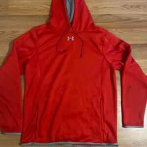 Under Armour Scarlet Hoodie with Logo